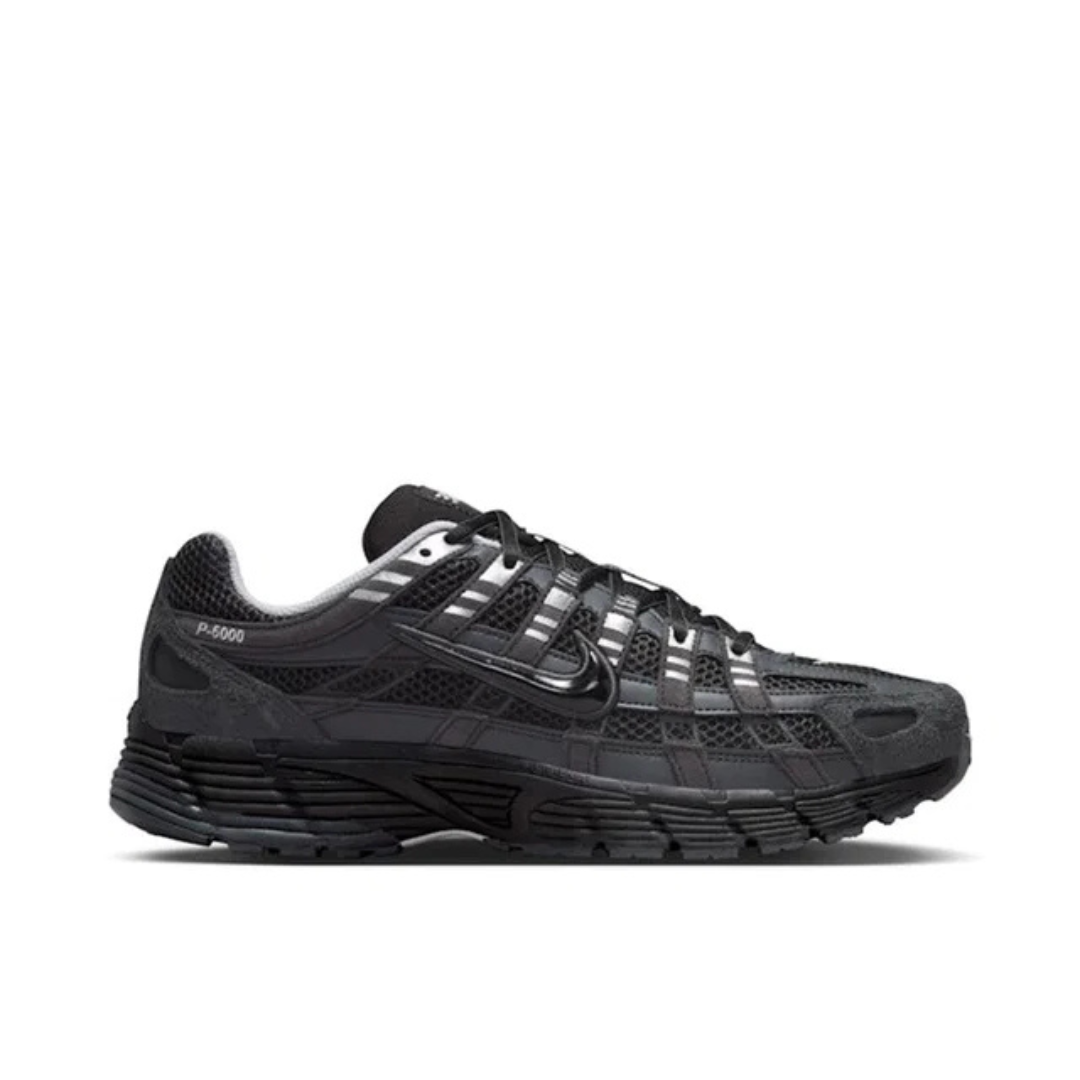 P-6000 SUEDE ANTHRACITE METALLIC SILVER