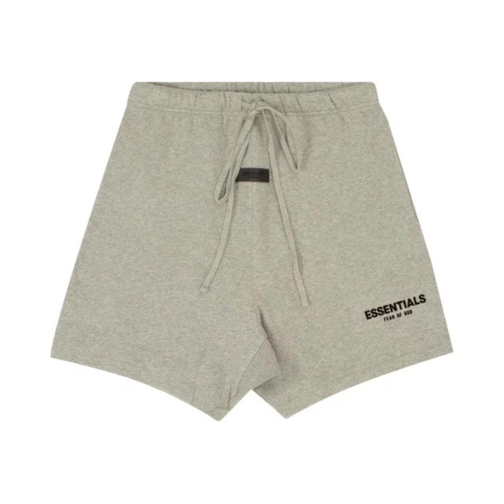 FEAR OF GOD ESSENTIALS DARK OATMEAL SHORTS